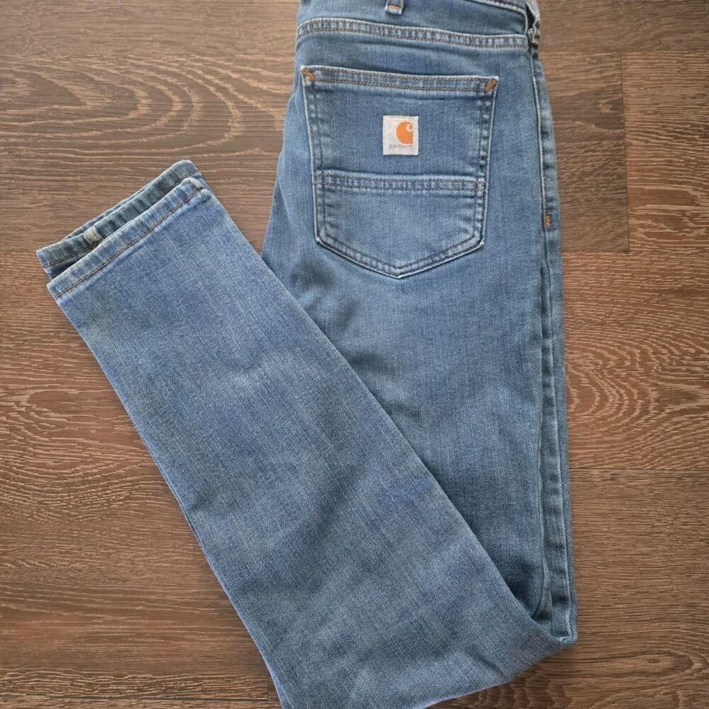 Carhartt Women's Blue and Navy Jeans